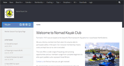 Desktop Screenshot of nomadkayakclub.co.uk